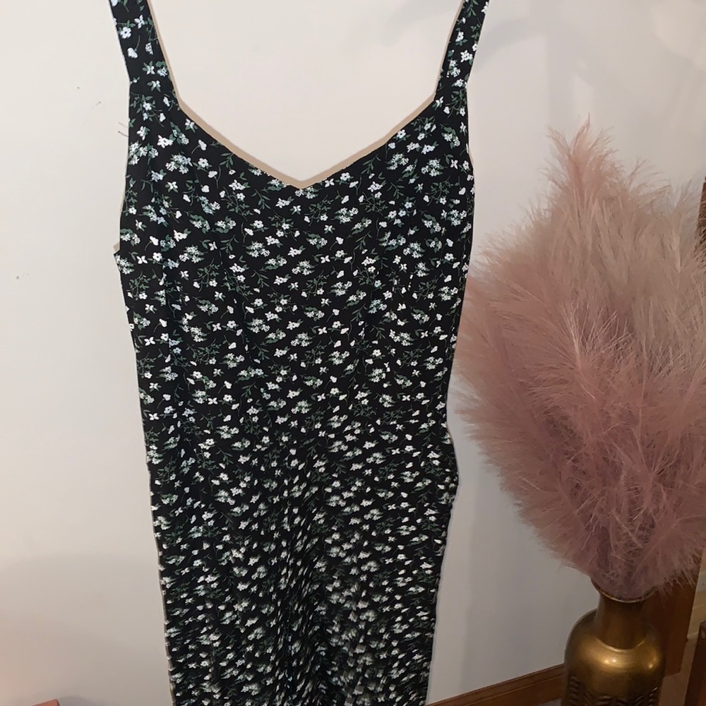 Floral Jumpsuit Black